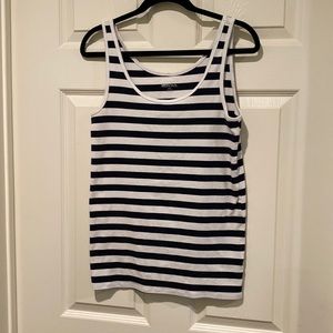 Nautical striped tank top by Merona sz. XXL